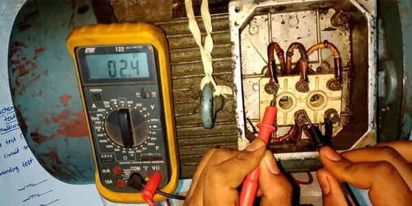 Cách kiểm tra motor bị cháy với đồng hồ đo điện