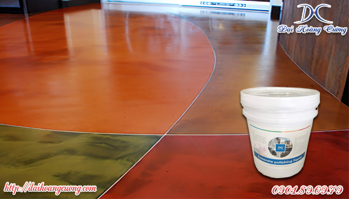 Sử dụng hóa chất nhuộm màu cho sàn bê tông mang lại sự sang trọng và sạch sẽ